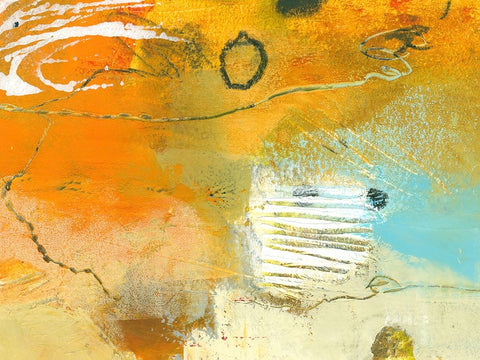 Fondness of Fields 1 White Modern Wood Framed Art Print with Double Matting by Beer, Pamela K.