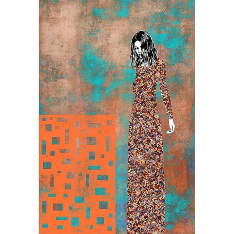 La Entrada Gold Ornate Wood Framed Art Print with Double Matting by Cacho, Jose
