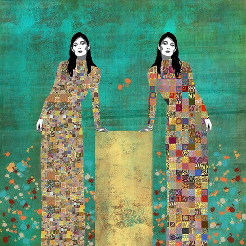 Dale la Vueltas Black Ornate Wood Framed Art Print with Double Matting by Cacho, Jose