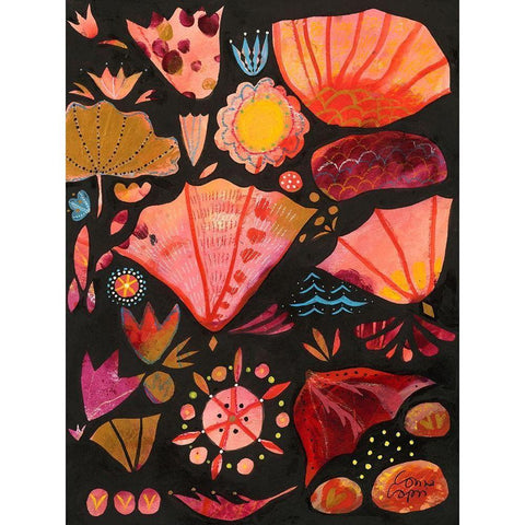 The God of Small Things White Modern Wood Framed Art Print by Capri, Corina