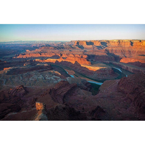 Canyonlands at Sunrise Gold Ornate Wood Framed Art Print with Double Matting by Cannon, George