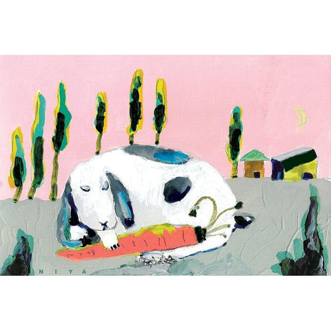 Its the Important Things White Modern Wood Framed Art Print by Christine, Niya