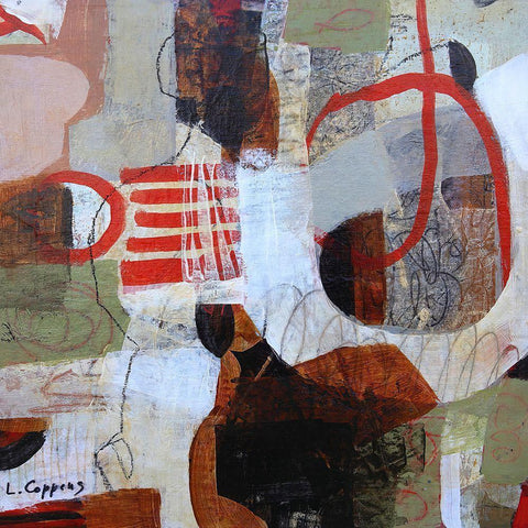 Haikyo No. 3 Black Modern Wood Framed Art Print by Coppens, Linda