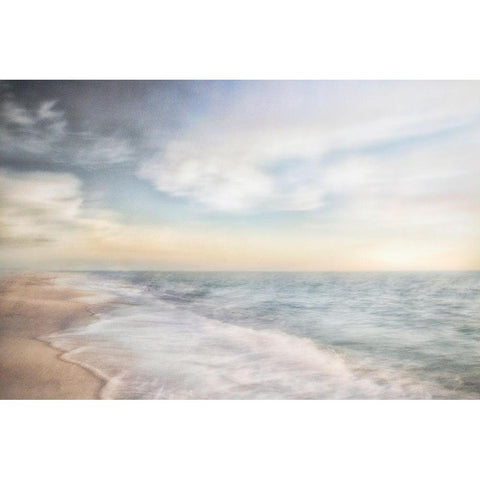 Breathe Out Black Modern Wood Framed Art Print by Connolly, Karin