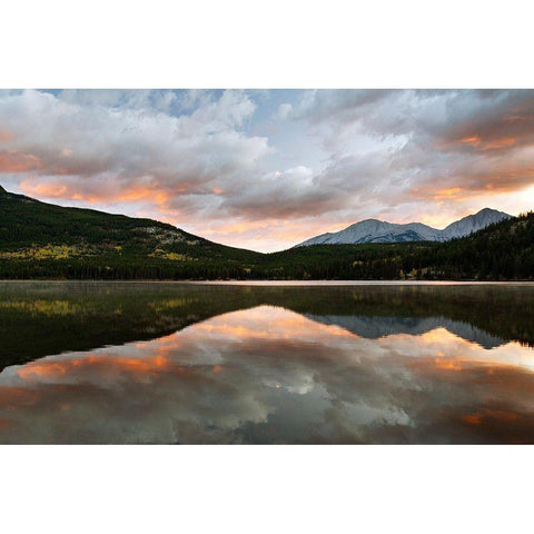 The Rocky Mountain 1 White Modern Wood Framed Art Print by Colligan, Lynann