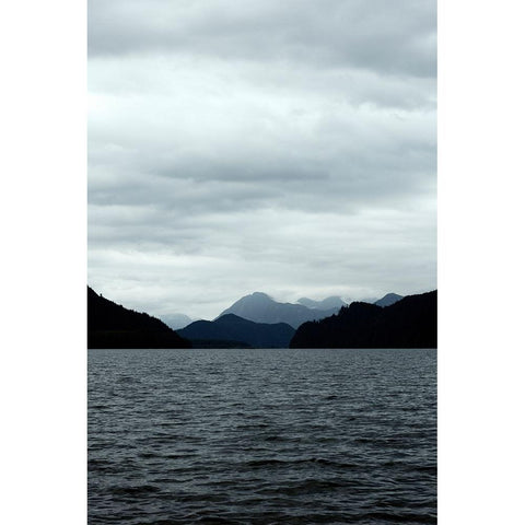 British Columbia 2 Black Modern Wood Framed Art Print by Colligan, Lynann