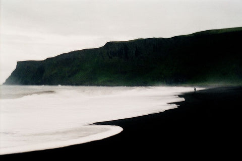 Iceland 2 White Modern Wood Framed Art Print with Double Matting by Colligan, Lynann