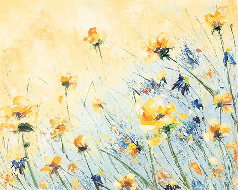 Build Me Up Buttercup Black Modern Wood Framed Art Print by Coghlan, Emma