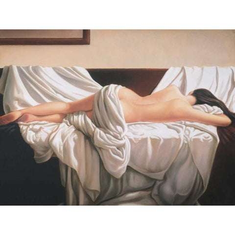 Late September Black Modern Wood Framed Art Print by Campos, Edson