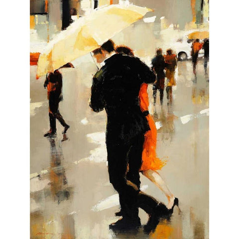 Shelter of the Soul Black Modern Wood Framed Art Print with Double Matting by Christie, Lorraine