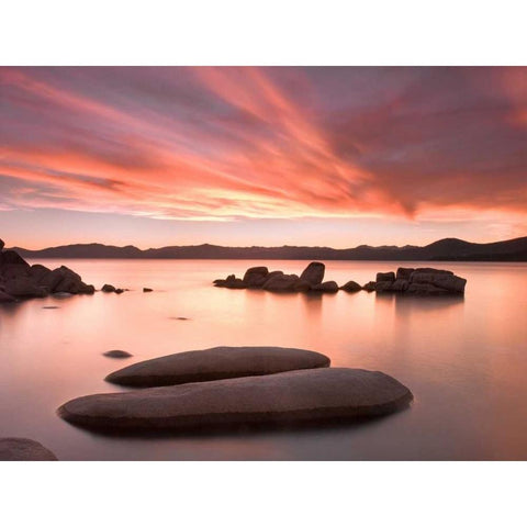 Autumn Sky Black Modern Wood Framed Art Print with Double Matting by Carmel, Elizabeth