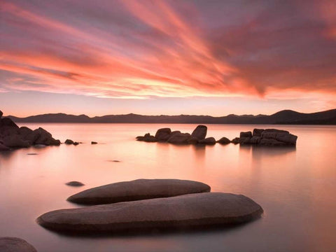 Autumn Sky Black Ornate Wood Framed Art Print with Double Matting by Carmel, Elizabeth