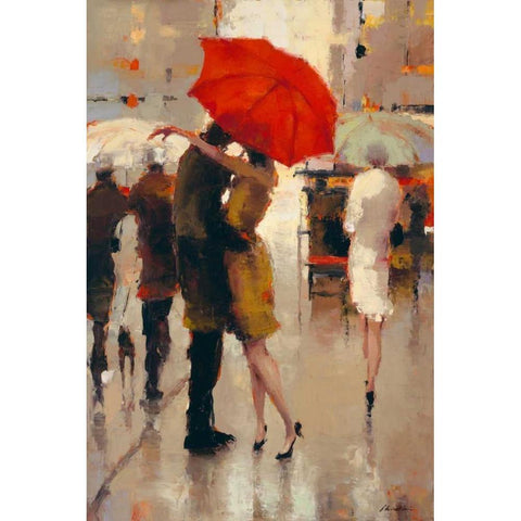 Sweet Surprise White Modern Wood Framed Art Print by Christie, Lorraine