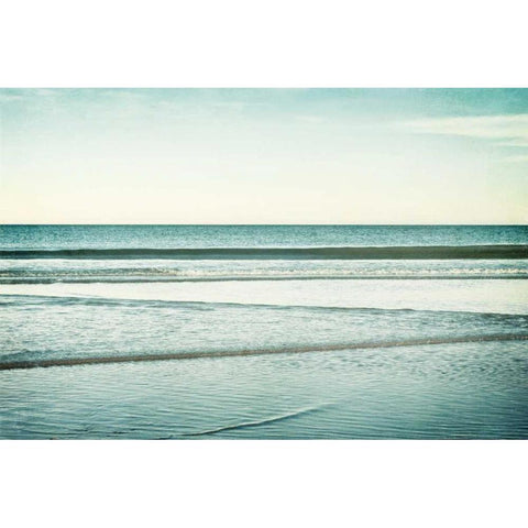 Low Tide Black Modern Wood Framed Art Print with Double Matting by Cochrane, Carolyn