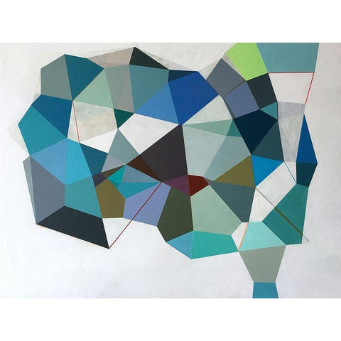 No Apparent Reason Black Modern Wood Framed Art Print with Double Matting by Duffy, Naomi Taitz