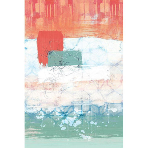 Unexpected Bloom No. 2 Black Modern Wood Framed Art Print with Double Matting by Duncan-He, Louis