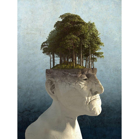 Personal Growth Black Modern Wood Framed Art Print by Decker, Cynthia