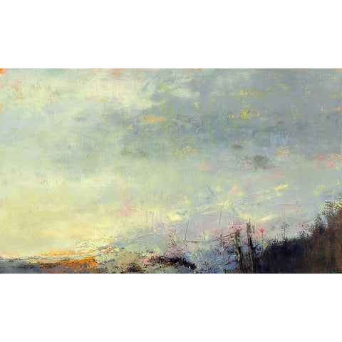 No Reception White Modern Wood Framed Art Print by Dennis, Patrick