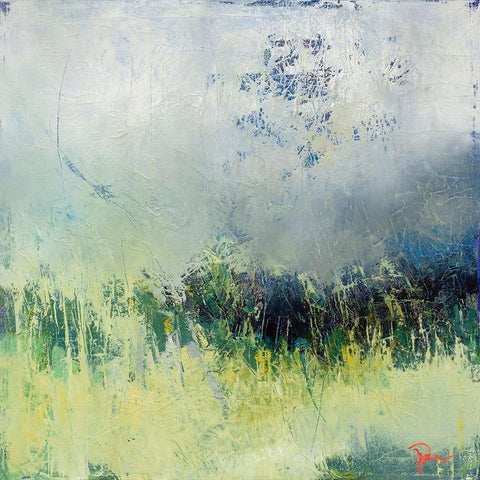 In The Weeds Black Modern Wood Framed Art Print by Dennis, Patrick