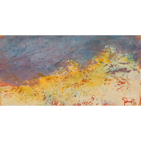 Aerial White Modern Wood Framed Art Print by Dennis, Patrick
