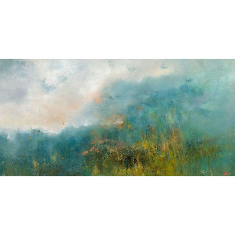 Incoming Black Modern Wood Framed Art Print by Dennis, Patrick