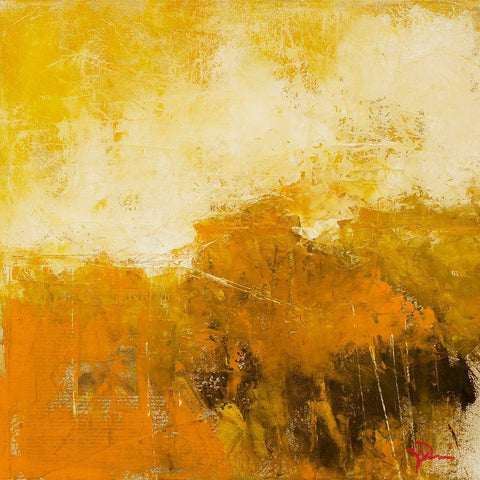 Autumn of Life Black Ornate Wood Framed Art Print with Double Matting by Dennis, Patrick