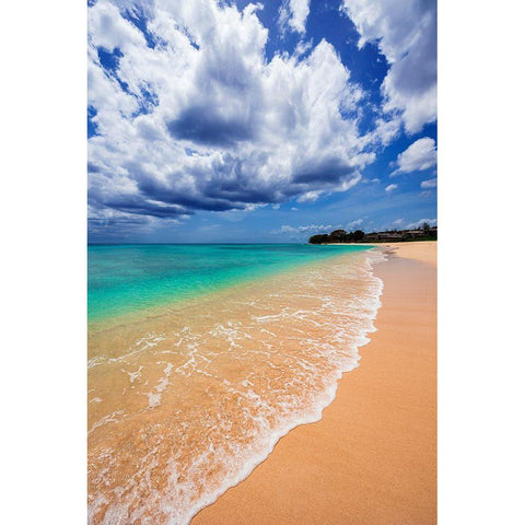 A Perfect Day White Modern Wood Framed Art Print by Davis, Lizzy