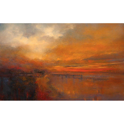 Unforgettable Black Modern Wood Framed Art Print with Double Matting by Dennis, Patrick