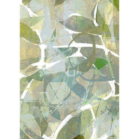 Garden Breeze White Modern Wood Framed Art Print by Dubois, Lori