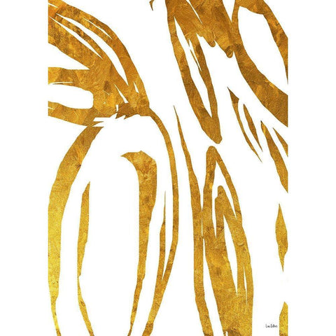 Jungle Chic Gold Ornate Wood Framed Art Print with Double Matting by Dubois, Lori