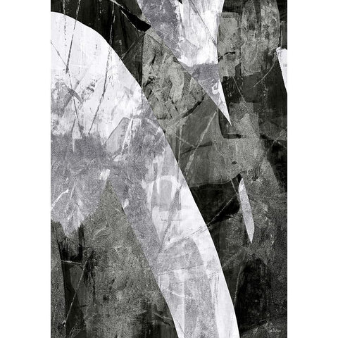 Midnight Storm II White Modern Wood Framed Art Print by Dubois, Lori