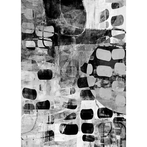 New Territory II White Modern Wood Framed Art Print by Dubois, Lori