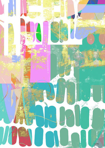 Trendsetter II Black Ornate Wood Framed Art Print with Double Matting by Dubois, Lori