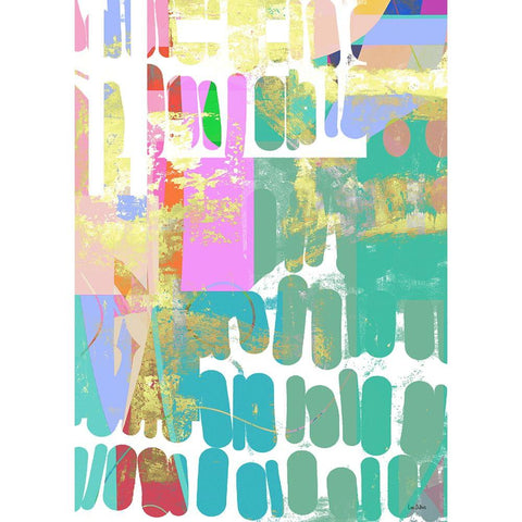 Trendsetter II White Modern Wood Framed Art Print by Dubois, Lori