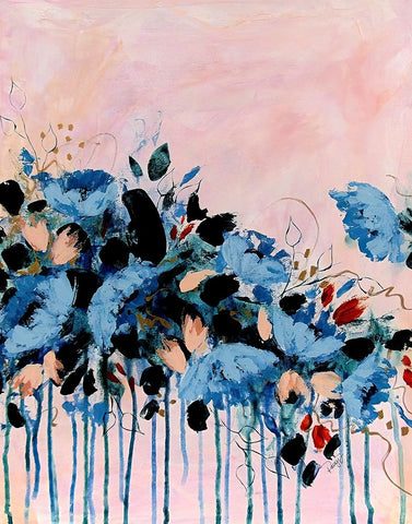 Bridesmaid Three White Modern Wood Framed Art Print with Double Matting by DelValle, Patty