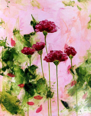 Summer Days Black Modern Wood Framed Art Print by DelValle, Patty