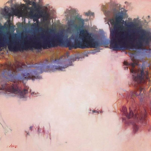 Coral Dawn White Modern Wood Framed Art Print by Dukes, Madeline