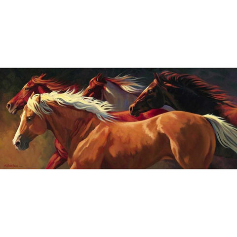 Flying White Modern Wood Framed Art Print by Davidson, Nancy