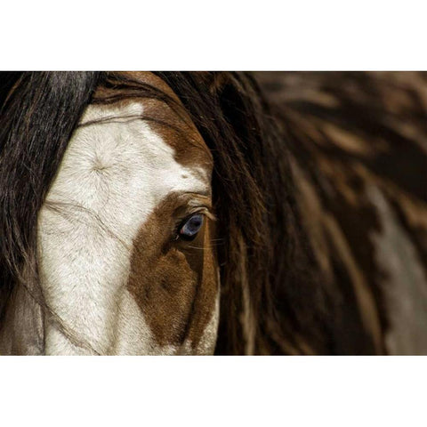 Blue Black Modern Wood Framed Art Print with Double Matting by Dearing, Lisa