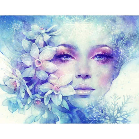 December Black Modern Wood Framed Art Print with Double Matting by Dittman, Anna