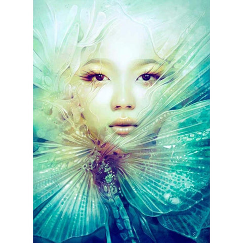 Locust Black Modern Wood Framed Art Print by Dittman, Anna