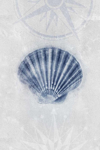 Ocean Memories 3 White Modern Wood Framed Art Print with Double Matting by Duncan-He, Louis