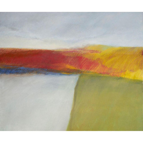 Landscape Overflowing Black Modern Wood Framed Art Print with Double Matting by Engeln, Skadi