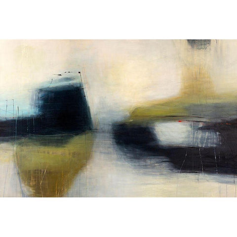 Feeling Comfortable Black Modern Wood Framed Art Print by Eijgendaal, Tanja