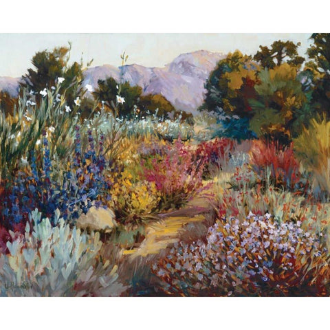 Morning Bloom Gold Ornate Wood Framed Art Print with Double Matting by Freudenstein, Ellie