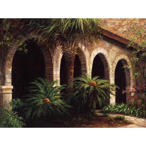 Sago Arches Black Modern Wood Framed Art Print by Fronckowiak, Art