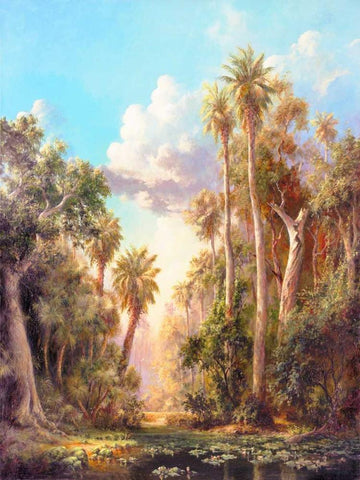 Lost River Black Ornate Wood Framed Art Print with Double Matting by Fronckowiak, Art