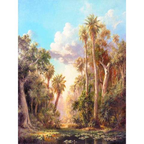 Lost River Gold Ornate Wood Framed Art Print with Double Matting by Fronckowiak, Art