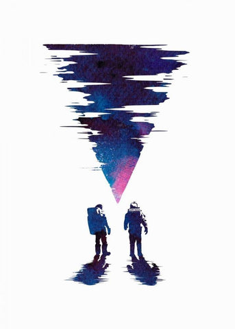 The Thing Black Ornate Wood Framed Art Print with Double Matting by Farkas, Robert