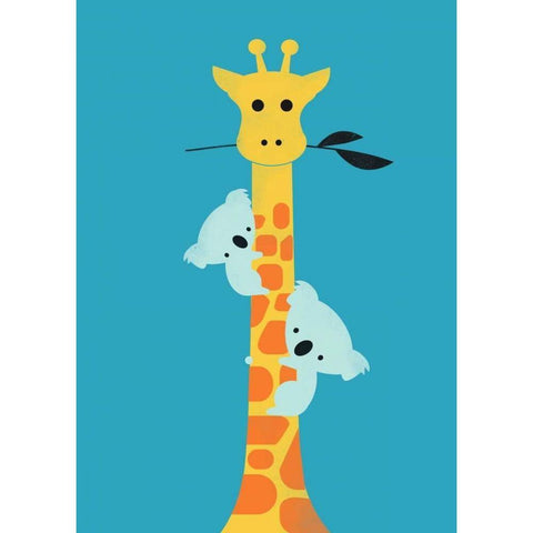 I Will Be Your Tree White Modern Wood Framed Art Print by Fleck, Jay